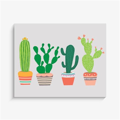 A lush cactus on pink in watercolor paper prints: Cactus Garden Art Print | Cactus art print, Cactus ...