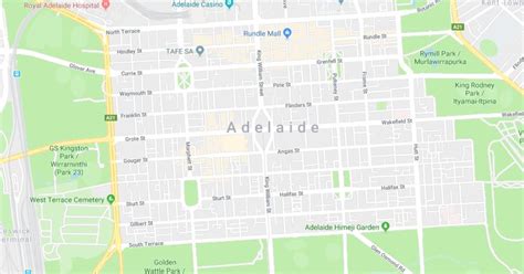Maps Of Adelaide World Easy Guides