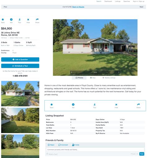 Overview Of The Listing Detail Pages Showcase Idx Support Center