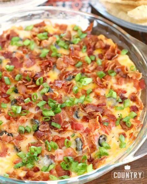 Warm Bacon Cheddar Dip The Country Cook