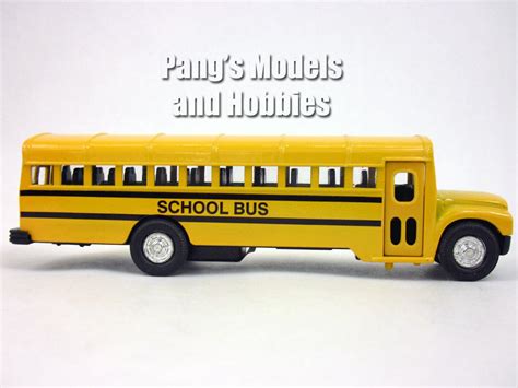 6 Inch Yellow School Bus Diecast Model By Kinsmart Pangs Models And