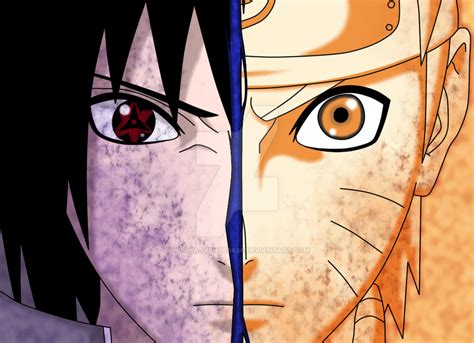 Naruto Vs Sasuke Re Drawn Par Uchihaavenger666 D6l3joa Savager1358