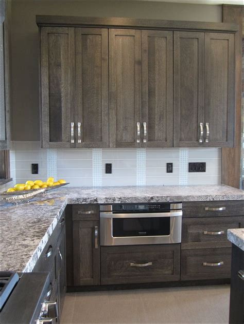 Browse 25 gray stained cabinets on houzz. Related image | Kitchen cabinets decor, Stained kitchen ...