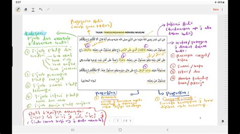 Pqs Ulangkaji Pengajian Hadis T5 Tanggungjawab Individu Muslim Youtube