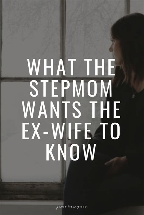 What The Stepmom Wants The Ex Tp Know What The Ex Says Back