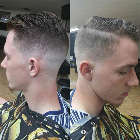 You can also ask your barber or stylist to give you what is known as a hard part. 68+ Comb Over Fade Haircut Designs, Styles , Ideas ...