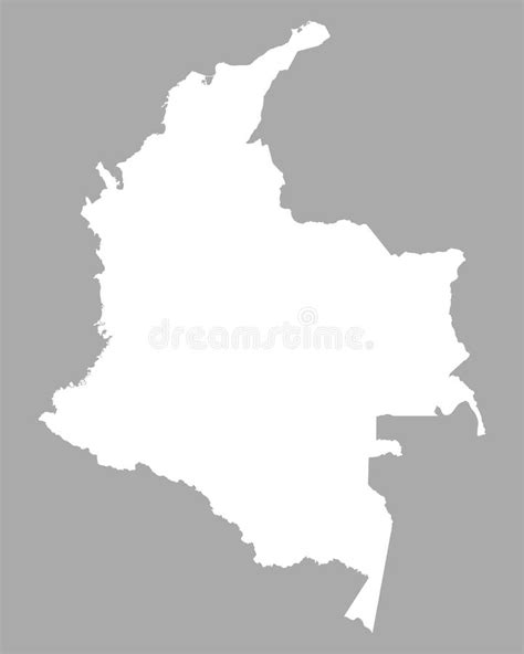 Map Of Colombia Stock Vector Illustration Of Colombia 80384052