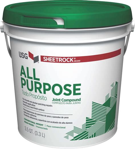 Sheetrock Plus 3 385140030 All Purpose Joint Compound 1 Gal Pail