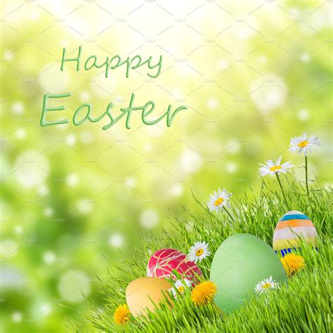Easter Nature Holiday Background High Quality Holiday Stock Photos