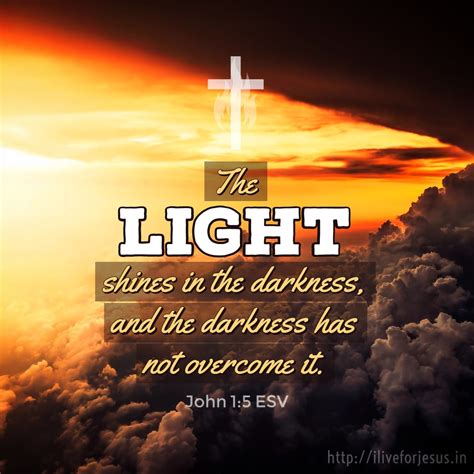 Light Shines In Darkness I Live For Jesus