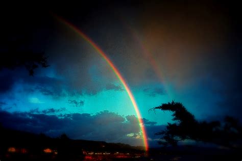 Saturdays Thunderstorms Brought Beautiful Rainbows Mendonoma Sightings