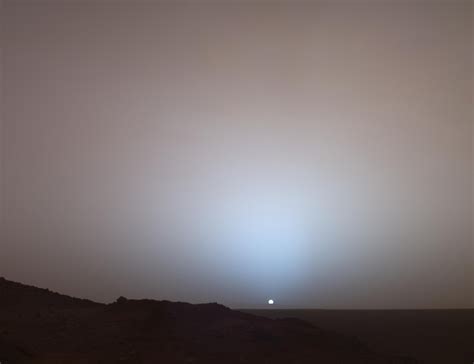 What Does A Sunrisesunset Look Like On Mars Nasa Solar System