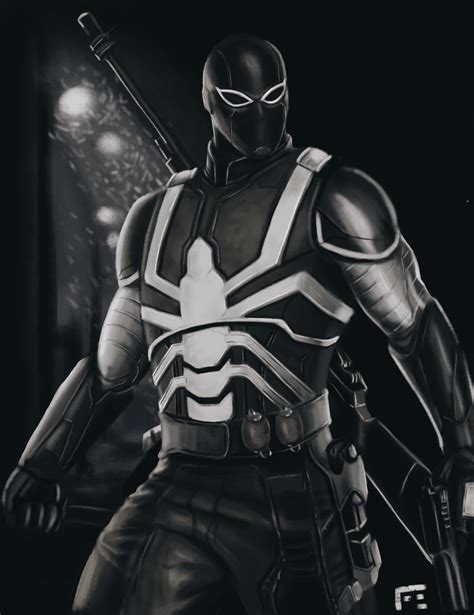 Artstation Agent Venom Costume Concept Art Freidrick Estrada Marvel