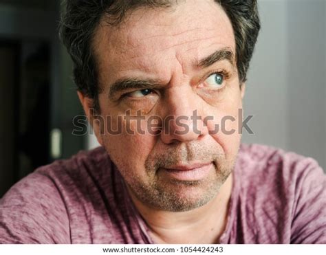 Sad Man Face Closeup Stock Photo 1054424243 Shutterstock