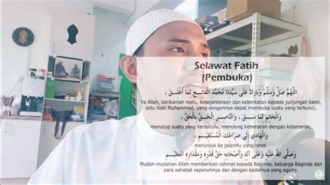 Selawat Al Fatih ×21kali Ustaz Shafiq Mujahid Youtube