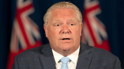 Ontario premier doug ford made the announcement monday afternoon, while indicating that the declaration of a state of emergency will not be extended beyond feb. Doug Ford Announcement Today Live Cp24 / Ontario Premier ...