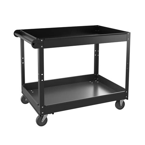Hirsh Steel Utility Cart — Black 400 Lb Weight Capacity 30ind X