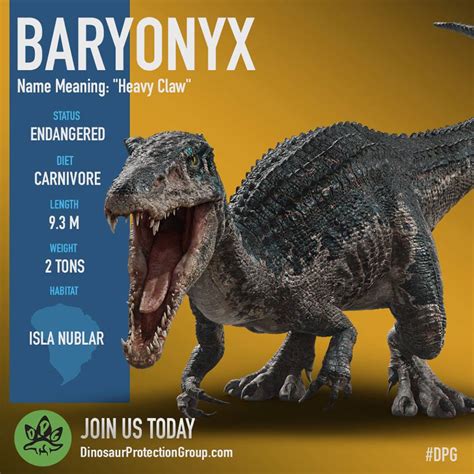 Image Baryonyx Dpg Wikia Jurassic Park Fandom Powered By Wikia