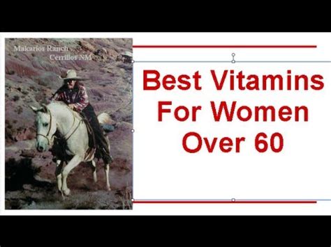 Who should consider a multivitamin. Best Vitamins for Women Over 60 ~ we have The Best ...
