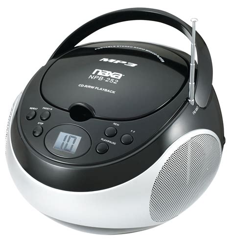 Portable Mp3cd Player With Amfm Stereo Radio Naxa Electronics
