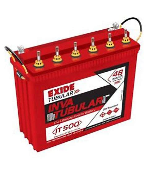 Exide 150 It500 150ah Tubular Battery Ah Battery Price In India Buy