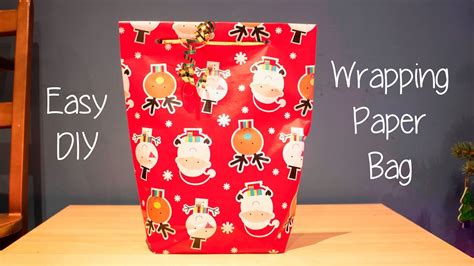 How to use gift wrapping for your shop: How to make a Gift bag out of wrapping paper - YouTube