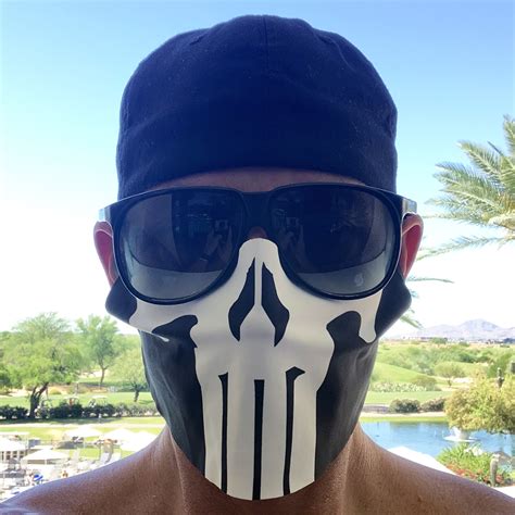 Punisher Mask Face Mask Printing