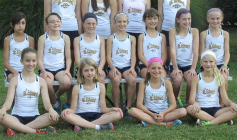 2013 Team 5th And 6th Grade Girls St Edward Track And Cross Country