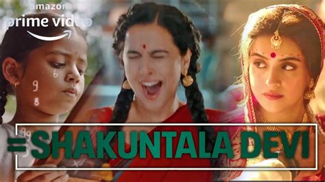 Shakuntala Devi Movie Trailer 2020 Vidya Balan Sanya Malhotra The