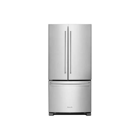 22 Cu Ft 33 Inch Width Standard Depth French Door Refrigerator With