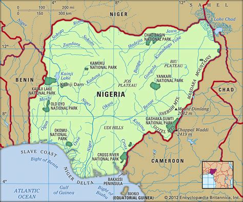 Nigeria Land Area Comparison