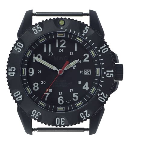 mwc p656 2023 model pvd titanium tactical series watch with gtls triti military industries