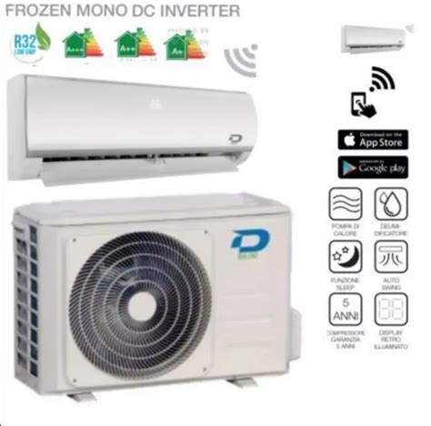 Climatizzatore Condizionatore Diloc Serie Frozen R Btu A Wifi Optional Eur