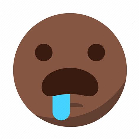 Drool Emoji Emoticon Face Hypnotized Surprised Icon Download On