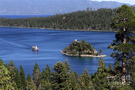 Paddle Boat Emerald Bay Lake Tahoe California Photograph By Steven Frame