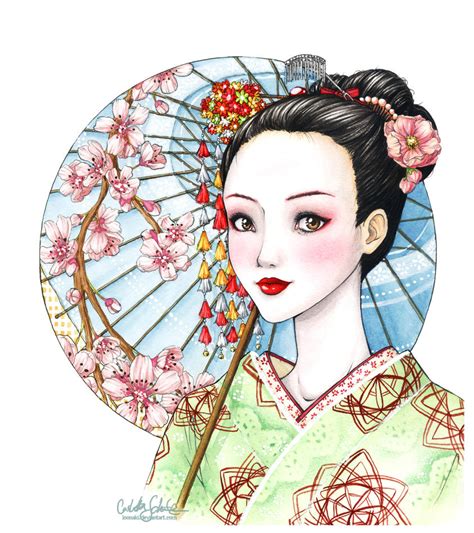 Geisha By Loonaki On Deviantart