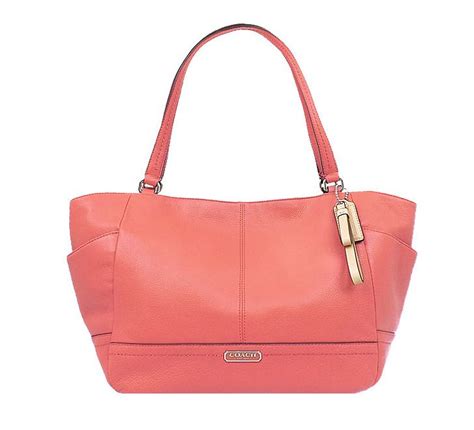 Coach Park Leather Carrie Tote Handbags Shoulder Bag Purse F23284