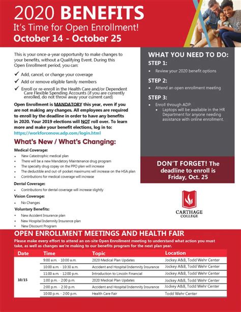 We did not find results for: Open Enrollment deadline extended to Oct. 29 | The Bridge | Carthage College