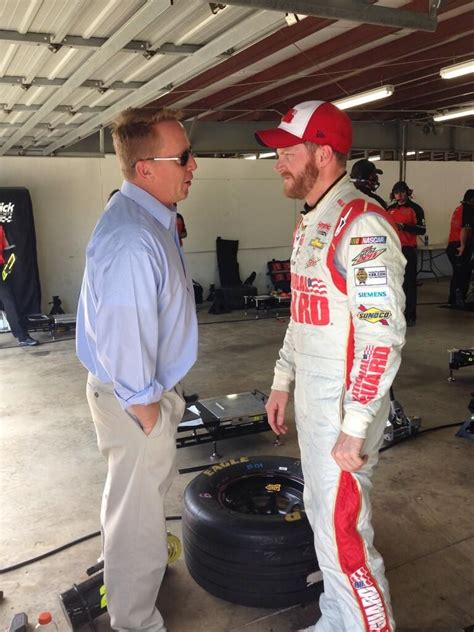 7 12 14 With Ricky Craven In The Garage After Final Practice At Loudon