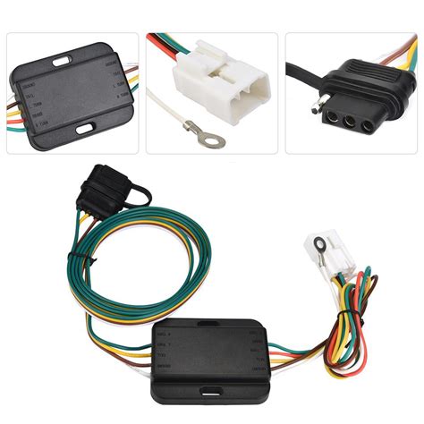 Lyumo 4 Pin 12v Us Trailer Hitch Wiring Tow Harness Power Controller