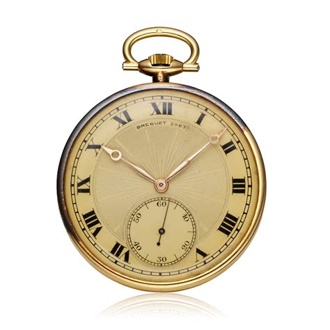 Breguet Gold Pocket Watch With Guilloche Dial Christies