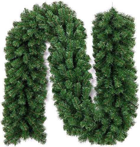 Ezstax Christmas Garland Artificial Pine Wreath Garlands Xmas
