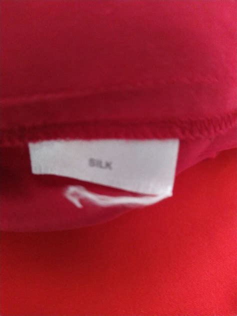 Basque Red Silk Top Size 12 Ebay