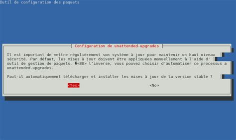 Installation Automatique Des Mises à Jour De Sécurité Sur Debian