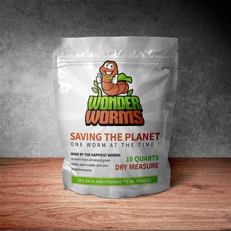 Wonder Worms Bag Design Product Packaging Contest