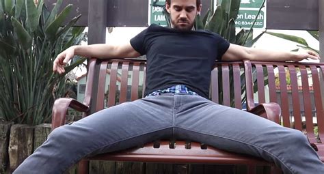 an analysis of manspreading by three gay men watch towleroad gay news