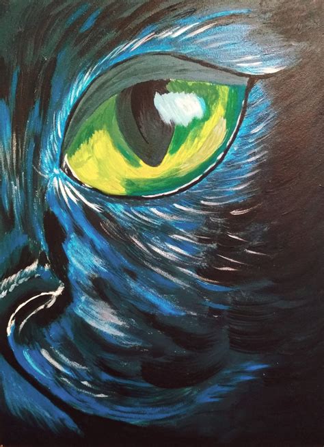 Cats Eye Painting By Irina Prashcharuk Jose Art Gallery