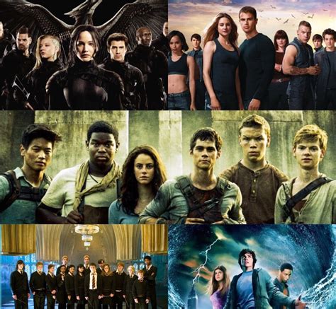 Hunger Games Divergent Maze Runner Harry Potter Percy Jackson Divergent Maze Runner Percy