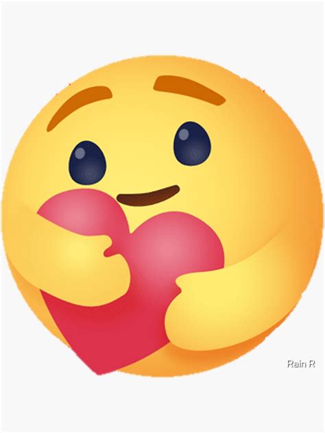 Care React Fb Emoji Sticker For Sale By Lorraun Redbubble