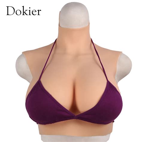 Liifun Realistic Silicone Breast Forms Fake Boobs Large Boob Enhancer Tits Shemale Transgender